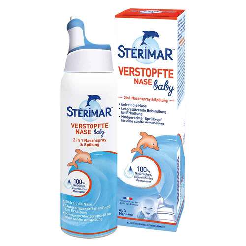 STÉRIMAR™ Verstopfte Nase Baby 2 in 1 Nasenspray &amp; Sp&uuml;lung - 1