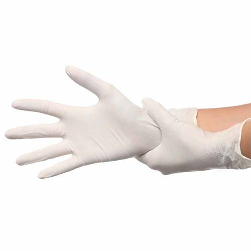 Domotherm Untersuchungshandschuhe Latex unsteril pf XL wei&szlig; - 2