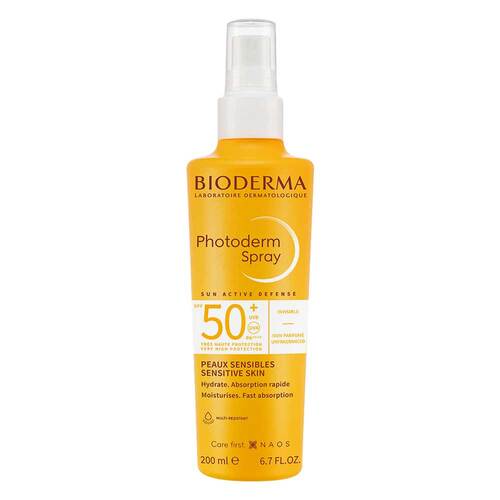 Bioderma Photoderm Spray SPF 50 + f&uuml;r trockene, sonnenempfindliche Haut - 1