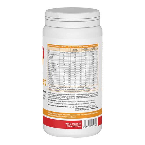 Megamax Aufbaukost Cappuccino Pulver - 3