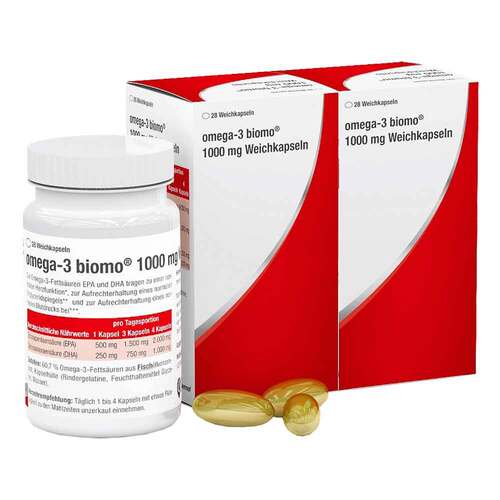 Omega-3 biomo 1.000 mg Weichkapseln - 1