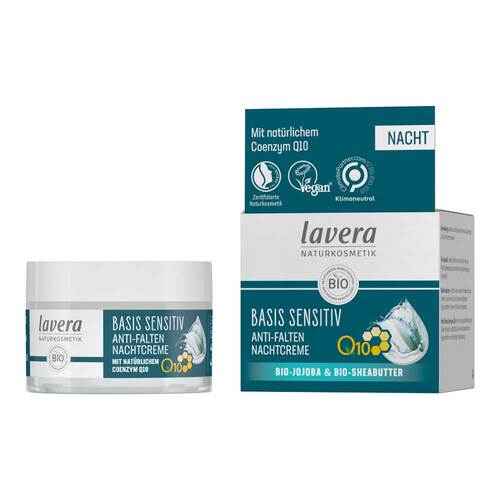 Lavera basis sensitiv Nachtcreme Q10 - 1