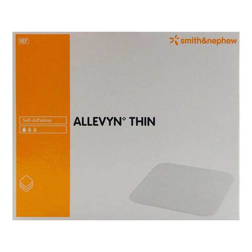 Allevyn Thin 5x6 cm d&uuml;nne Wundauflage - 1
