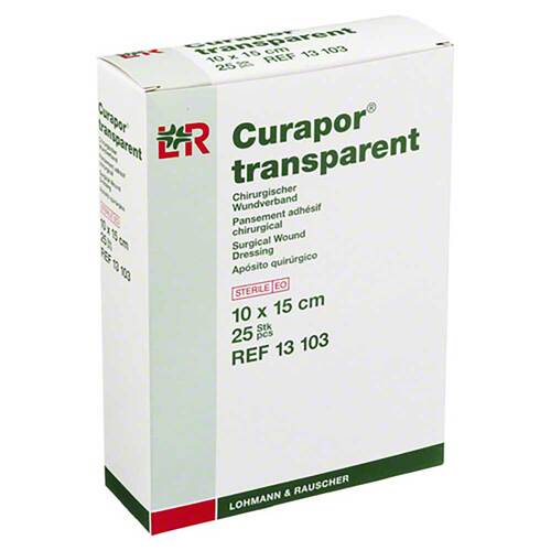 Curapor Wundverband steril transparent 10x15 cm - 1