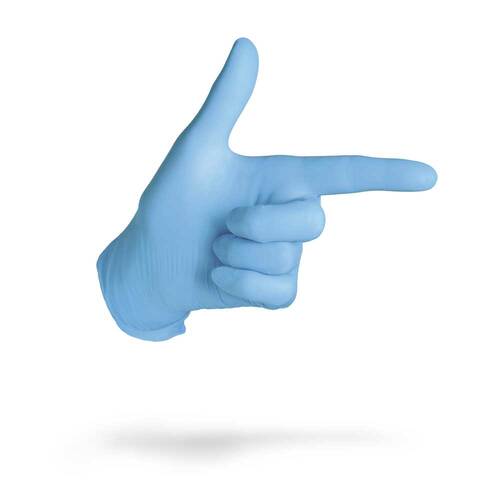 Sentina Azure Nitrile Untersuchungshandschuhe unste.pf M 7 - 8 - 2