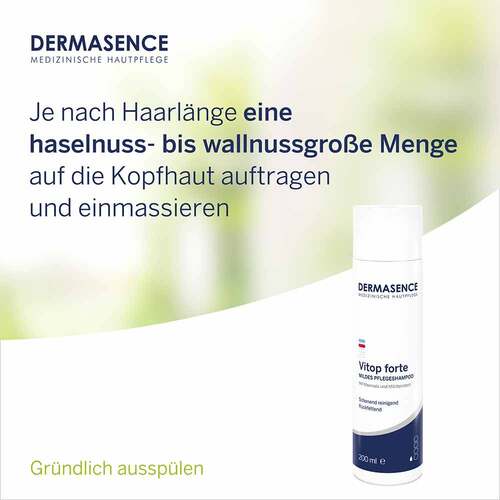 Dermasence Vitop forte mildes Pflegeshampoo - 4