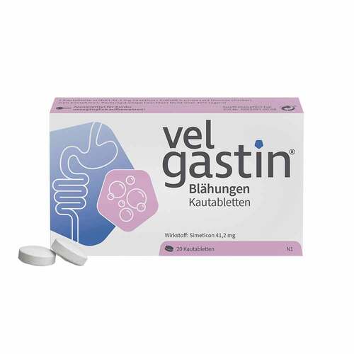 Velgastin® Bl&auml;hungen Kautabletten - 1