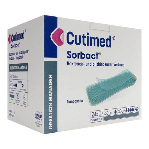 Cutimed Sorbact Tamponaden 2x50 cm - 1