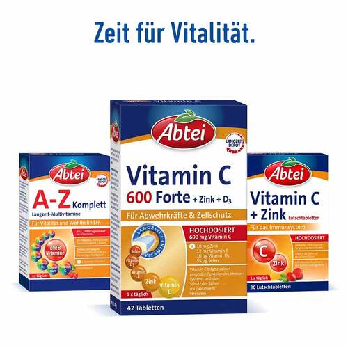 Abtei Vitamin C 600 Forte Tabletten - 6