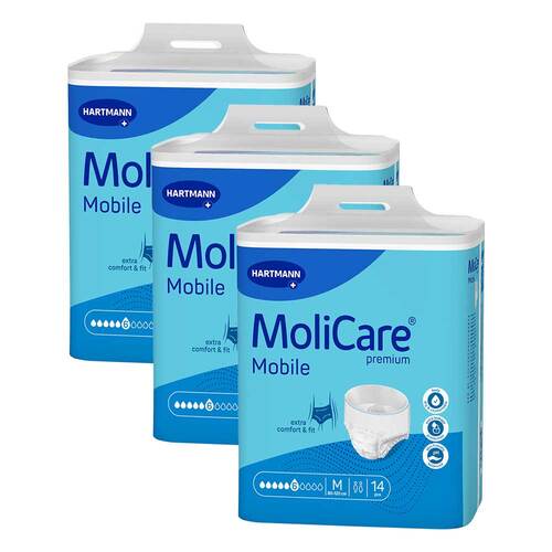 Molicare Premium Mobile 6 Tropfen Gr&ouml;&szlig;e M - 1