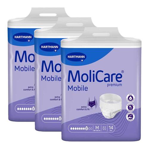 Molicare Premium Mobile 8 Tropfen Gr&ouml;&szlig;e M - 1