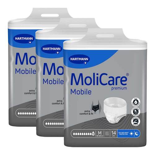 Molicare Premium Mobile 10 Tropfen Gr&ouml;&szlig;e M - 1