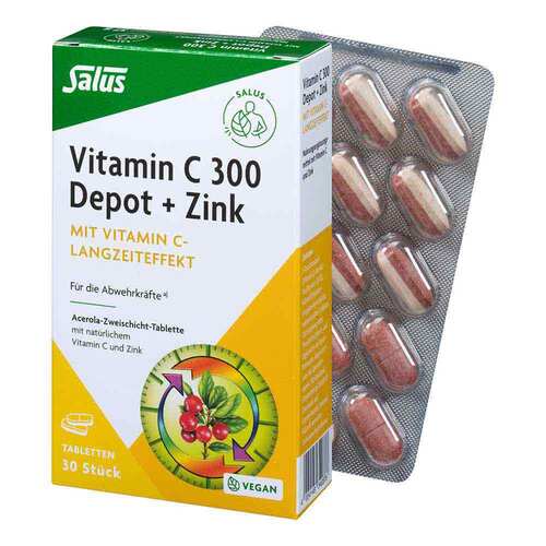 Vitamin C 300 Depot + Zink Salus Tabletten - 1