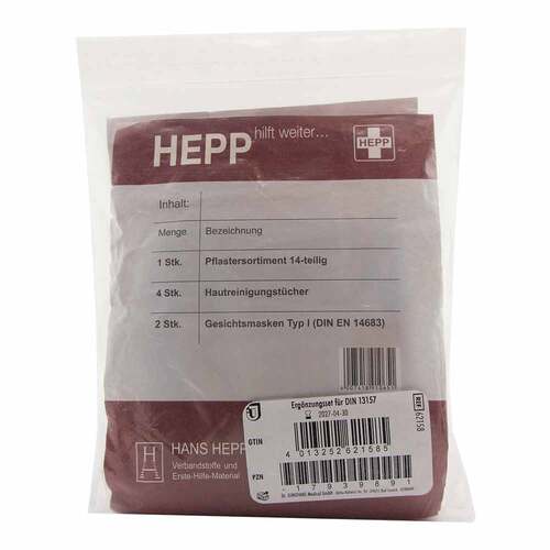 Verbandkasten Erg&auml;nzungsset DIN 13157:2021 - 2