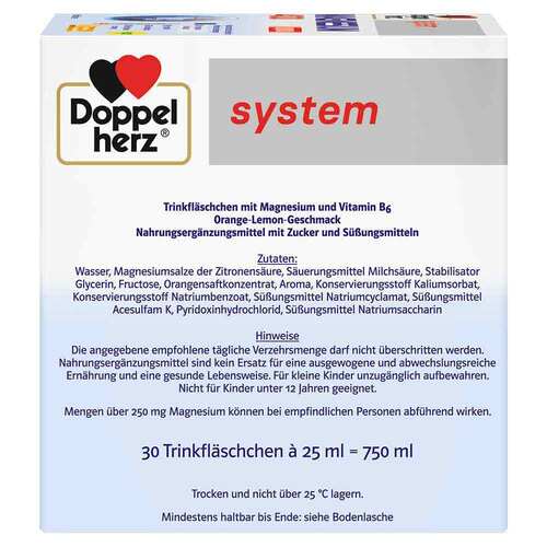 Doppelherz Magnesium 400 Liquid system Trinkampulle  - 3