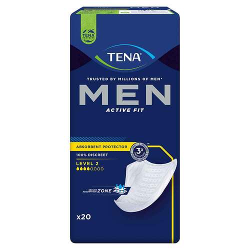 TENA® MEN ACTIVE FIT Level 2 Einlagen bei Inkontinenz - 1