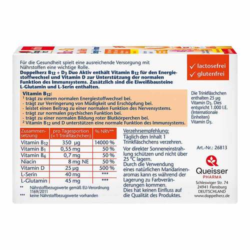 Doppelherz B12 + D3 Duo Aktiv Trinkampullen - 3