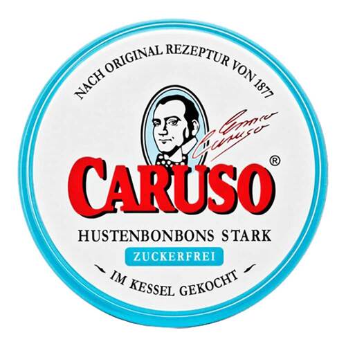Caruso Hustenbonbons stark zuckerfrei - 1
