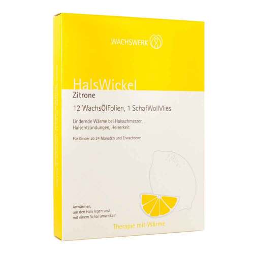 Halswickel Zitrone Wachswerk - 1