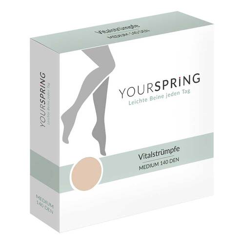 Yourspring medium transparent 140den AG Gr&ouml;&szlig;e 3 nuss - 1