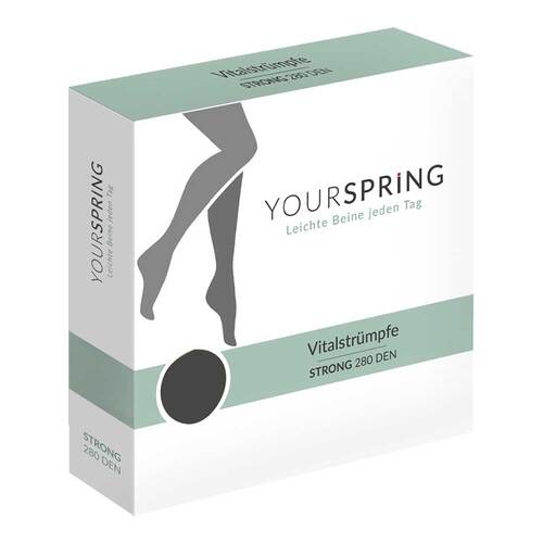 Yourspring strong blickdicht 280den AD 42 / 43 schwarz  - 1