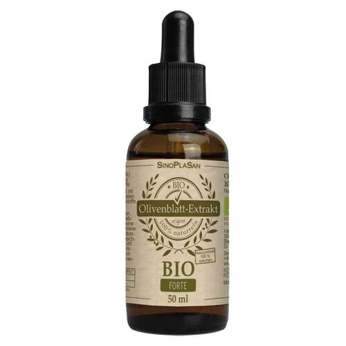 Olivenblatt-Extrakt 100% Bio Tropfen zum Einnehmen - 1