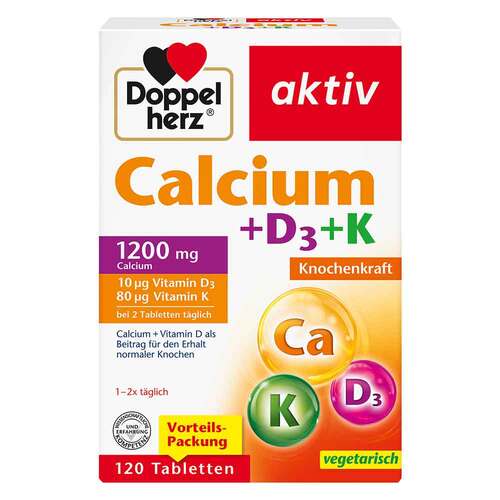 Doppelherz Calcium + D3 + K Tabletten - 1