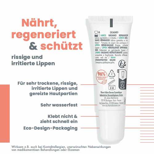 Avene Cicalfate + Lippen Repair-Balsam - 3