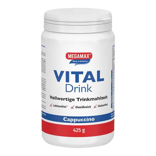 Megamax Vital Drink Cappuccino Pulver - 1