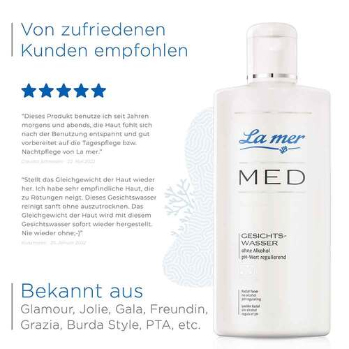 La mer Med Gesichtswasser ohne Parfum - 5