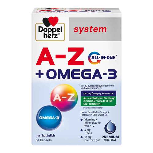 Doppelherz A-Z + Omega-3 all-in-one system Kapseln - 1
