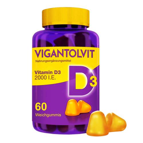 Vigantolvit 2000 I.E. Vitamin D3 Weichgummis - 1