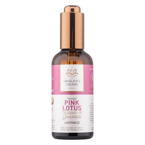 Himalayas Dreams Ayurveda K&ouml;rper &amp; Gesichts&ouml;l pink Lotus - 1