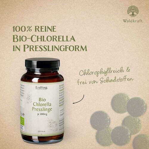 Chlorella Presslinge Bio Algen Erdling - 5