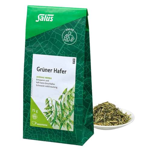 Gr&uuml;ner Hafertee Bio Salus - 1