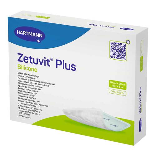 Zetuvit Plus Silicone 20x20 cm - 1
