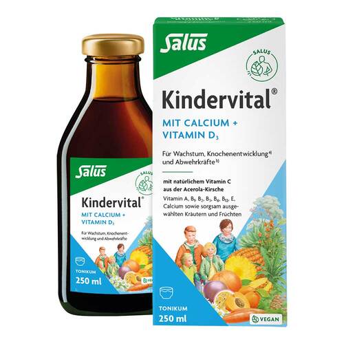 Kindervital mit Calcium + D3 Tonikum Salus - 1