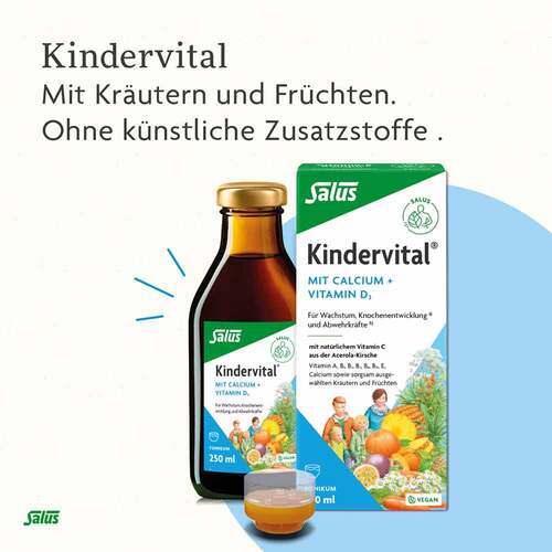Kindervital mit Calcium + D3 Tonikum Salus - 2