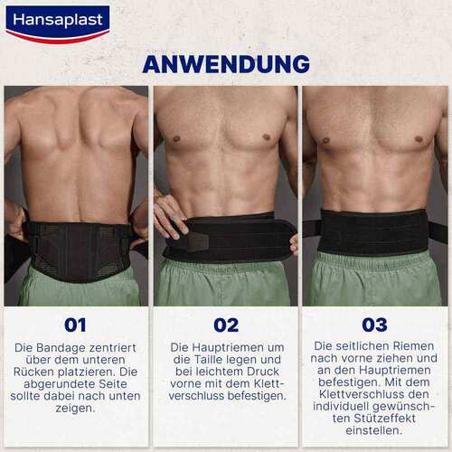 Hansaplast R&uuml;cken-Bandage verstellbar 82 - 118 cm - 5