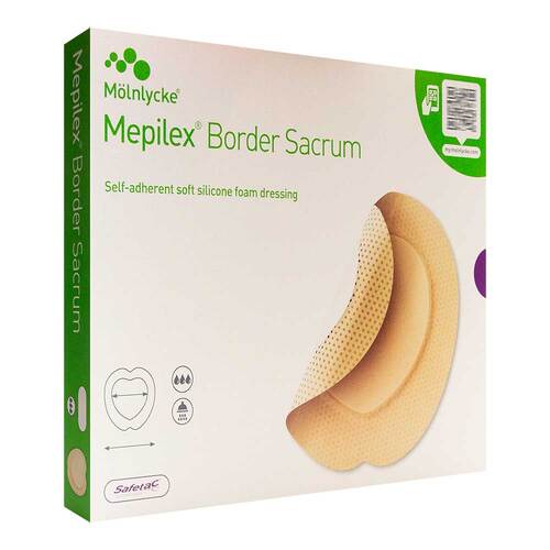 Mepilex Border Sacrum Schaumverband 22x25 cm steril - 1