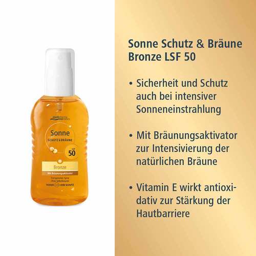 Sonne Schutz &amp; Br&auml;une Pump-Spray bronze LSF 50 - 3