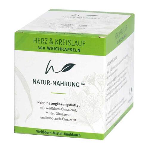 Natur-Nahrung Herz &amp; Kreislauf Wei&szlig;d. + Mistel + Knobl - 1