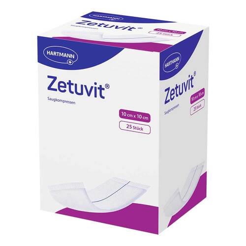 Zetuvit Saugkompressen steril 10x10 cm - 1