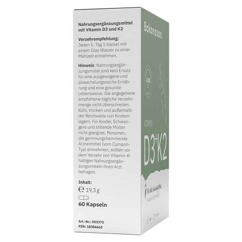 Bakanasan Vitamin D3 + K2 Kapseln - 3