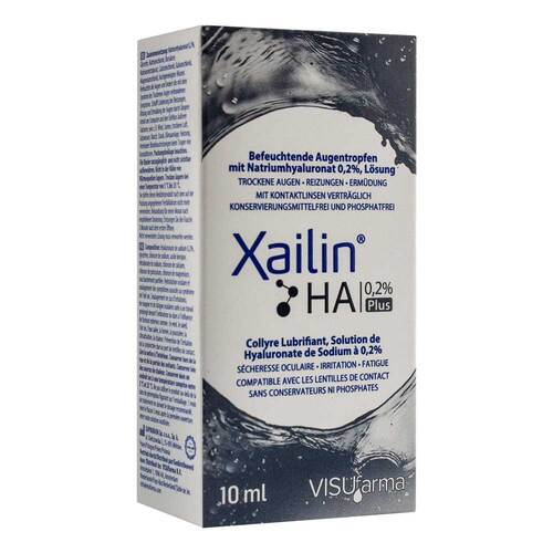 Xailin HA 0,2% Plus Augentropfen - 1