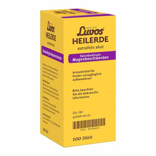 Luvos Heilerde extrafein akut S&auml;urebedingte Magenbeschwerden Kapseln  - 3