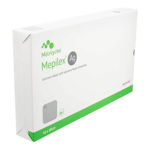 Mepilex Ag Schaumverband 10x20 cm steril - 1