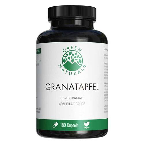 Green Naturals Granatapfel + 40% Ellags&auml;ure Kapseln - 1