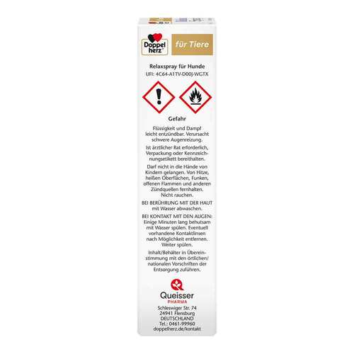 Doppelherz f&uuml;r Tiere Relaxspray f&uuml;r Hunde - 2