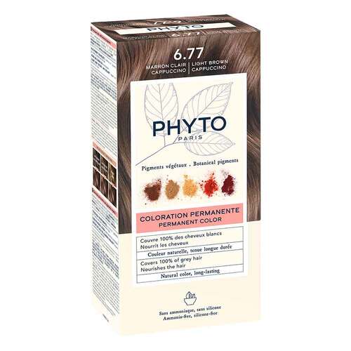 Phytocolor 6.77 hellbraun Cappuccino - 1